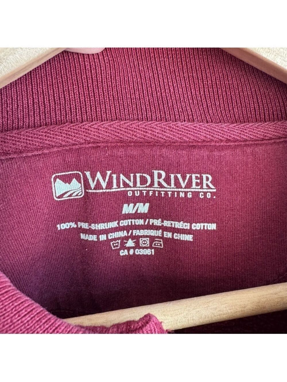 Vintage Cotton Pullover Sweatshirt Sz M Maroon Distressed Worn In Casual GUC - Picture 13 of 13